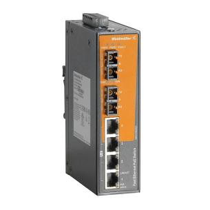 ie-sw-el06-4poe-2sc unmanaged 100 2xfiber 100 10 4xrj45 switch industriel