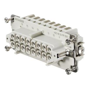 6 size installation in push 16 poles of number a 5 v 500 female connectors plug-in industry insert contact