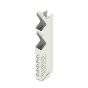 grey light plastic state installed in ip20 5 12 width housing modular element side