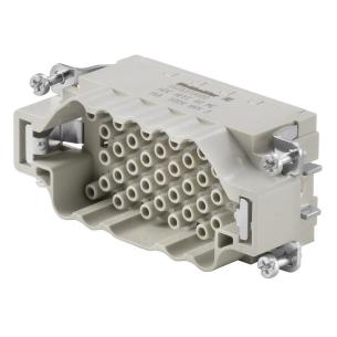 6 size installation connection crimp 40 poles of number a 16 v 500 male pin connectors plug-in industry insert contact
