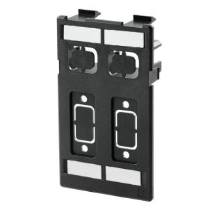 signal 2x data 2x shielded plate insert built-in housing component for plate insert