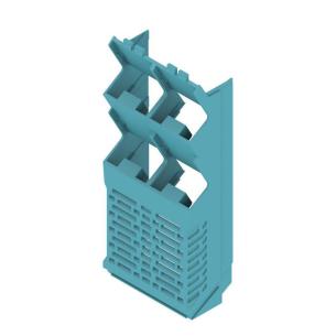 blue light plastic state installed in ip20 45 width housing modular element side