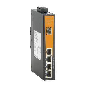 ie-sw-el05-4gt-1gesfp unmanaged 1000 1xfiber 1000 100 10 4xrj45 switch industriel