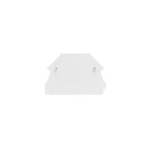 no snap-on wemid v-0 mm 5 1 width mm 44 height white terminals for plate end