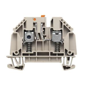 1 levels of number 2 connections of number v 500 a 32 mm2 4 beige dark connection screw terminal test-disconnect