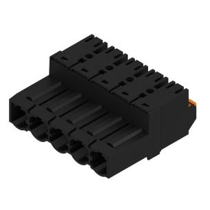 box connection tension-clamp actuator with in push 5 poles of number mm2 5 2 62 7 mm in pitch a 24 v 1000 connection wire connector pcb