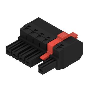 box connection tension-clamp actuator without in push 5 poles of number mm2 10 62 7 mm in pitch a 57 v 1000 connection wire connector pcb