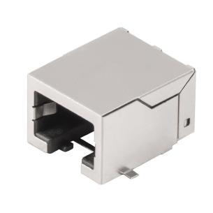 tape nickel over gold no led yes shielding connection solder smd 5 cat jack modular rj45 connector pcb