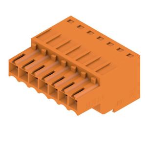 box connection tension-clamp 7 poles of number mm2 5 1 50 3 mm in pitch a 5 14 v 160 connection wire connector pcb