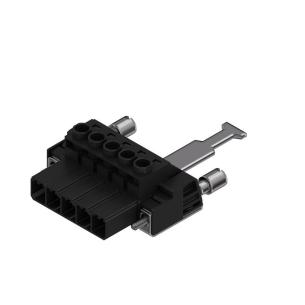 box connection yoke clamping 5 poles of number mm2 6 62 7 mm in pitch a 57 v 1000 connection wire connector pcb