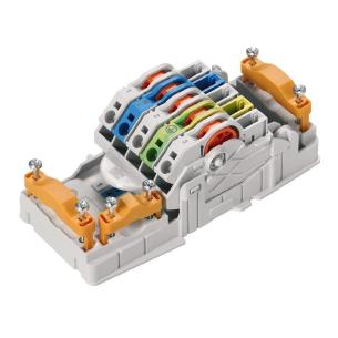 poles of number in push idc connection displacement insulation ip20 block terminal distribution energy
