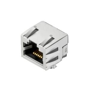 tape nickel over gold no led yes shielding connection solder smd 5e cat jack modular rj45 connector pcb