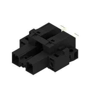 box connection tension-clamp actuator with in push 2 poles of number 62 7 mm in pitch v 800 connection wire connector pcb
