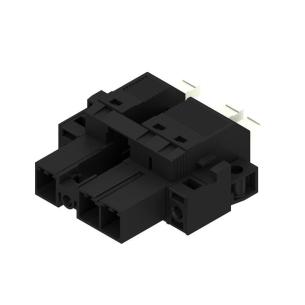 box connection tension-clamp actuator with in push 3 poles of number 62 7 mm in pitch v 800 connection wire connector pcb