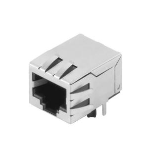 assembly manual tray nickel over gold no led yes shielding connection solder tht poe s mbit 100 jack transformer rj45 connector pcb