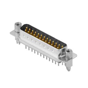 100 ni 50 25 poles of number mm 77 2 mm in pitch connection solder tht 4-40 unc thread-bolt header male connector d-sub - data omnimate
