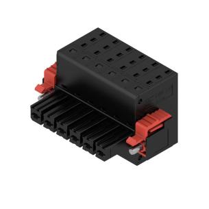 box connection tension-clamp actuator with in push 6 poles of number mm2 10 62 7 mm in pitch a 46 v 600 connection wire connector pcb