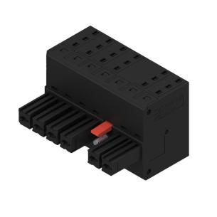 box connection tension-clamp actuator with in push 6 poles of number mm2 10 62 7 mm in pitch a 46 v 600 connection wire connector pcb