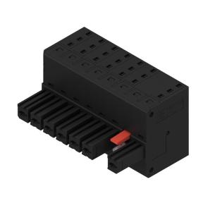 box connection tension-clamp actuator with in push 7 poles of number mm2 10 62 7 mm in pitch a 46 v 600 connection wire connector pcb