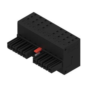 box connection tension-clamp actuator with in push 8 poles of number mm2 10 62 7 mm in pitch a 46 v 600 connection wire connector pcb