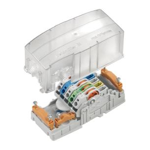 distribution polycarbonate state complete in ip30 ac housing with strip terminal distribution energy