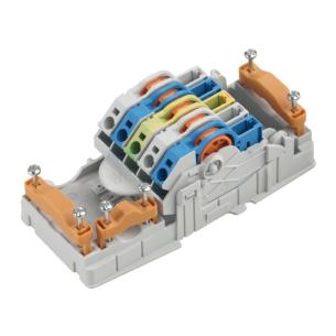 poles of number in push idc connection displacement insulation ip20 block terminal distribution energy