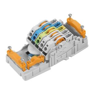 poles of number in push idc connection displacement insulation ip20 block terminal distribution energy