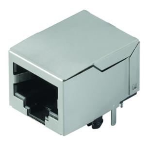 tray nickel over gold no led yes shielding connection solder tht 5 cat jack modular rj45 connector pcb