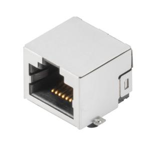 tape nickel over gold no led yes shielding connection solder smd 5e cat jack modular rj45 connector pcb