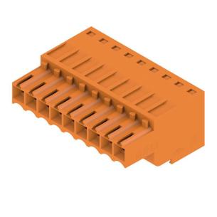 box connection tension-clamp 9 poles of number mm2 5 1 50 3 mm in pitch a 5 14 v 160 connection wire connector pcb