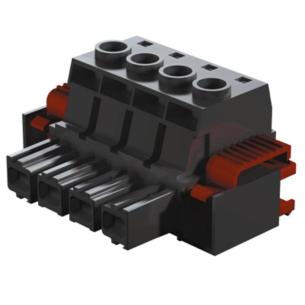 box connection yoke clamping 4 poles of number mm2 16 16 10 mm in pitch a 3 78 v 1000 connection wire connector pcb
