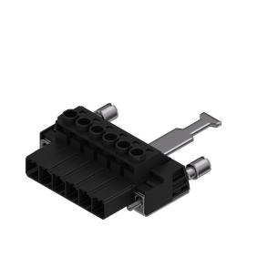box connection yoke clamping 6 poles of number mm2 6 62 7 mm in pitch a 57 v 1000 connection wire connector pcb