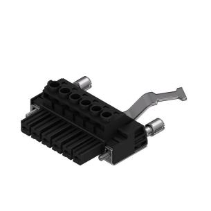 box connection yoke clamping 6 poles of number mm2 10 62 7 mm in pitch a 57 v 1000 connection wire connector pcb