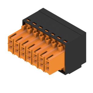box connection tension-clamp 14 poles of number mm2 1 50 3 mm in pitch a 6 10 v 160 connection wire connector pcb