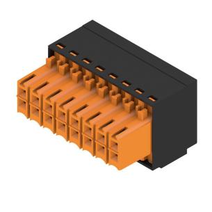 box connection tension-clamp 16 poles of number mm2 1 50 3 mm in pitch a 6 10 v 160 connection wire connector pcb