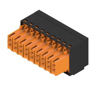box connection tension-clamp 18 poles of number mm2 1 50 3 mm in pitch a 6 10 v 160 connection wire connector pcb