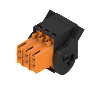 box connection tension-clamp 6 poles of number mm2 1 50 3 mm in pitch a 6 10 v 160 connection wire connector pcb