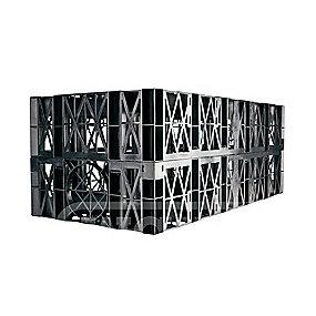 sort pp 400x500x1000mm 187ltr regnvandskassette lite aquacell wavin