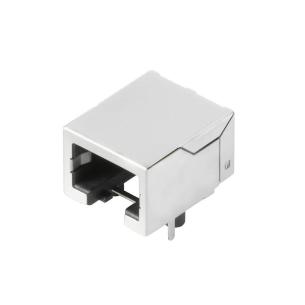 tape nickel over gold no led yes shielding connection solder smd 5 cat jack modular rj45 connector pcb