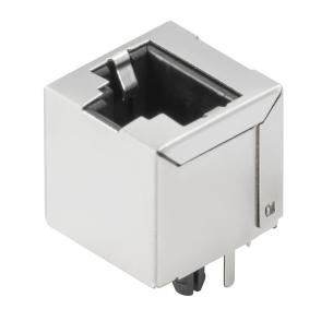 tape nickel over gold no led yes shielding connection solder thr tht 5 cat jack modular rj45 connector pcb