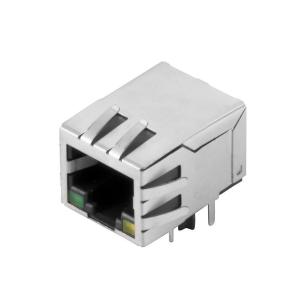 assembly manual tray nickel over gold yes led yes shielding connection solder tht s mbit 100 10 jack transformer rj45 connector pcb
