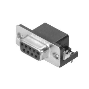 9 poles of number mm 77 2 mm in pitch connection solder tht clip snap-on 4-40 unc thread-bolt header female connector d-sub - data omnimate