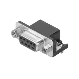 9 poles of number mm 77 2 mm in pitch connection solder tht clip snap-on 4-40 unc thread-bolt header female connector d-sub - data omnimate
