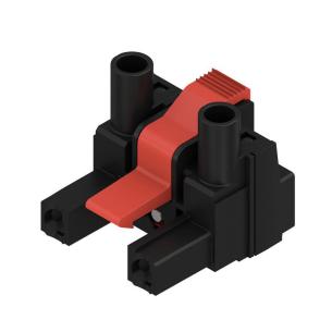 box connection yoke clamping 2 poles of number 62 7 mm in pitch v 500 connection wire connector pcb