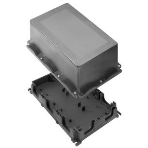 black untreated mm 155 x 196 x 284 fieldpower housing plastic