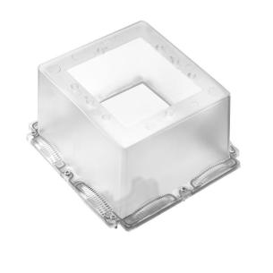 transparent untreated polycarbonate mm 113 x 191 x 191 fieldpower housing plastic