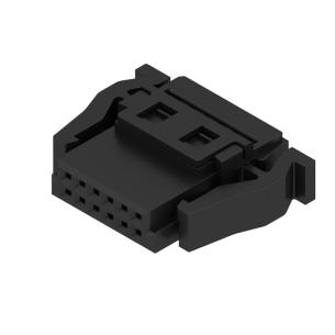 assembly manual tray terminal idc 12 poles of number 27 1 mm in pitch a 9 1 connection wire connector pcb