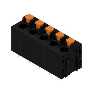 box 180 connection solder tht button push with in push 5 poles of number 50 7 mm in pitch a 24 v 600 terminal pcb