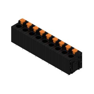 box 180 connection solder tht button push with in push 9 poles of number 50 7 mm in pitch a 24 v 600 terminal pcb