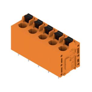 box 180 connection solder tht button push with in push 5 poles of number 50 7 mm in pitch a 24 v 600 terminal pcb
